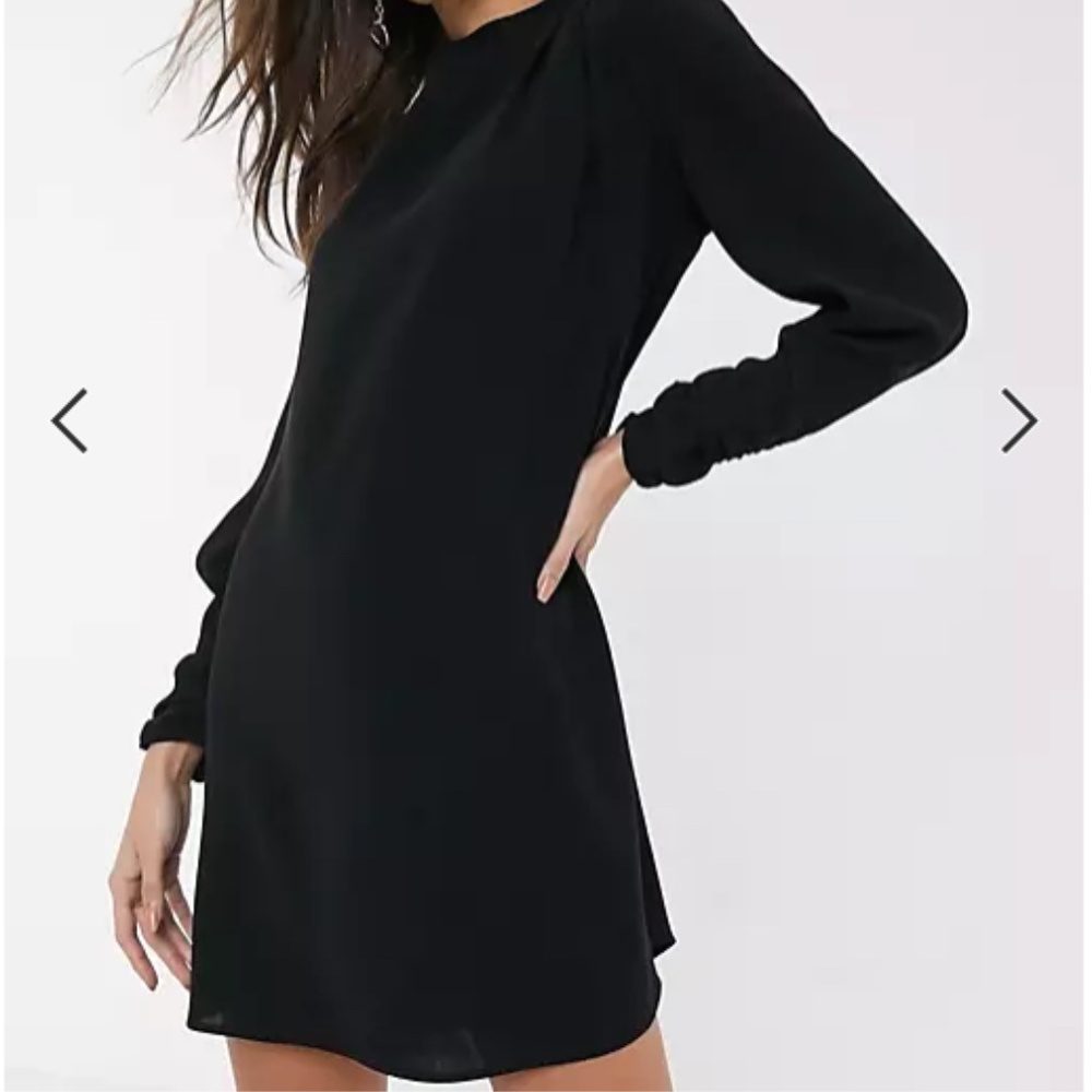 River Island Matt Satin Swing Dress (NWT)